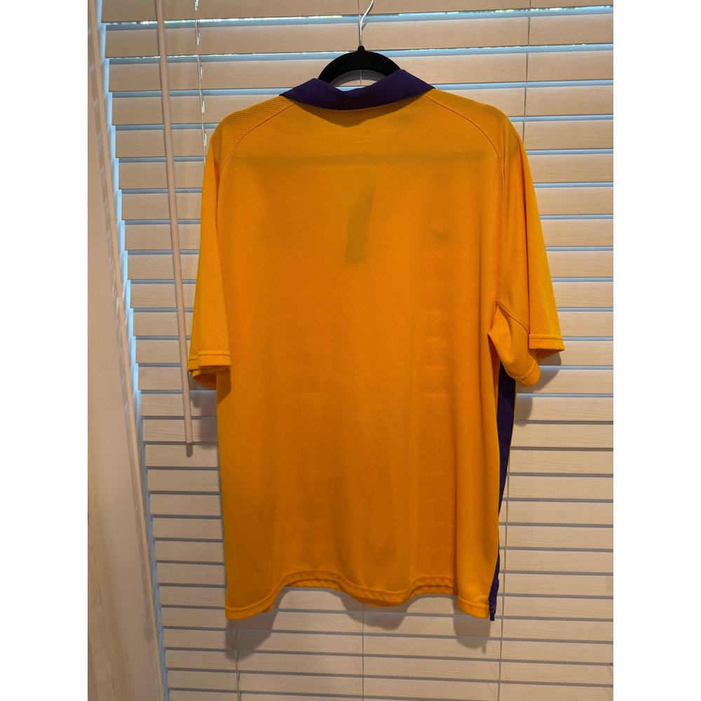 Nike LSU Tigers Dri-FIT Polo Shirt Mens XL Gold Purple NCAA College Football - Picture 4 of 4